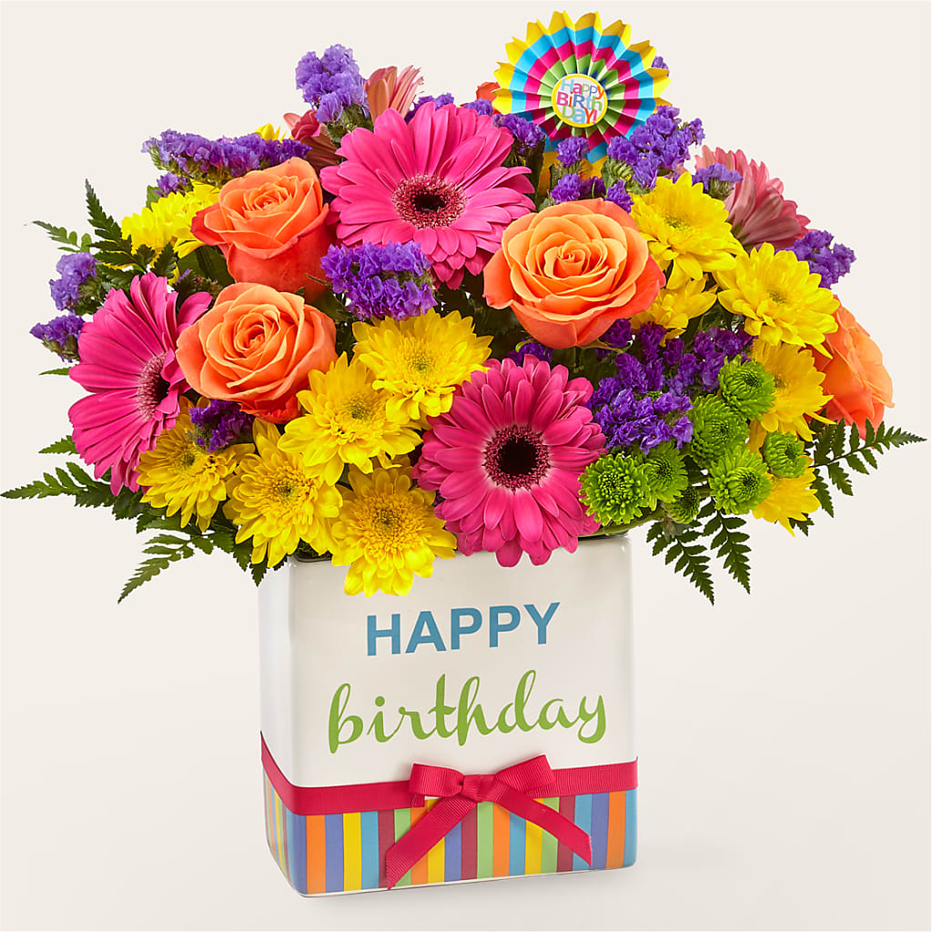 Birthday Brights Bouquet – Sunset Ridge Floral Llc, Morganton NC