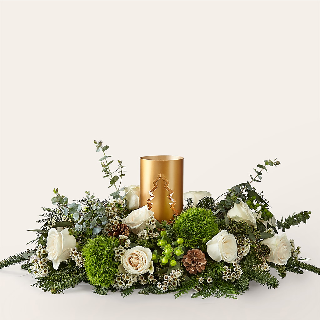 Chestnuts Roasting Centerpiece – Sunset Ridge Floral Llc, Morganton NC