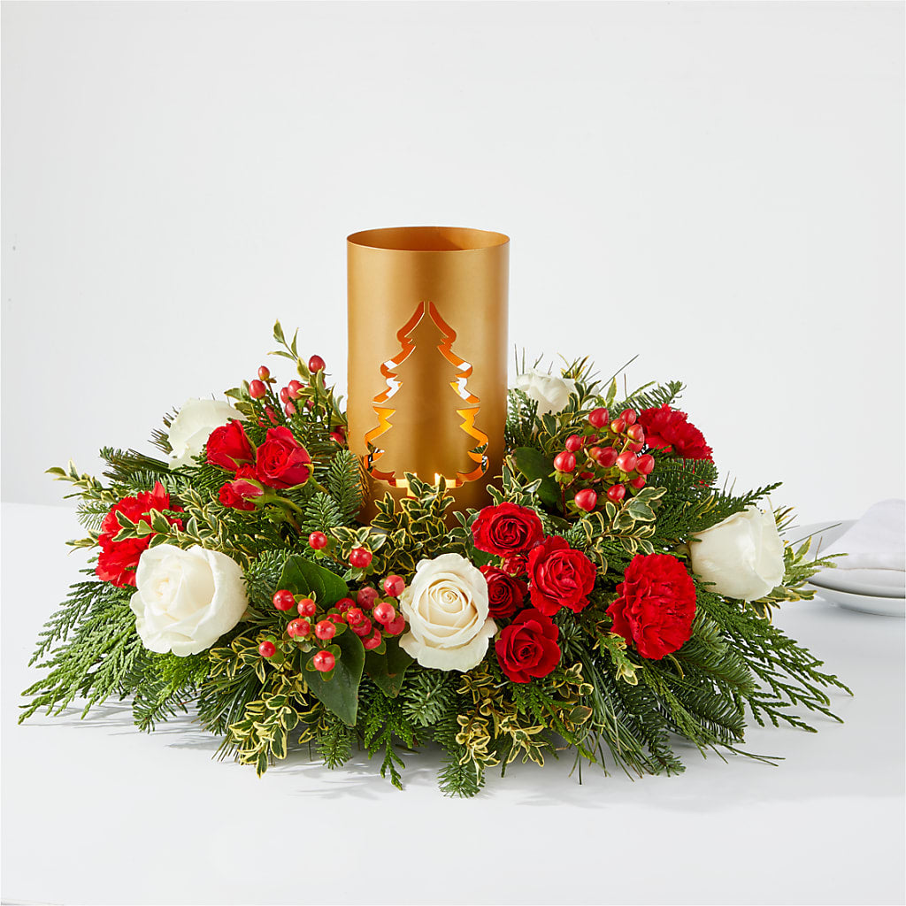 December Dreams Centerpiece – Sunset Ridge Floral Llc, Morganton NC