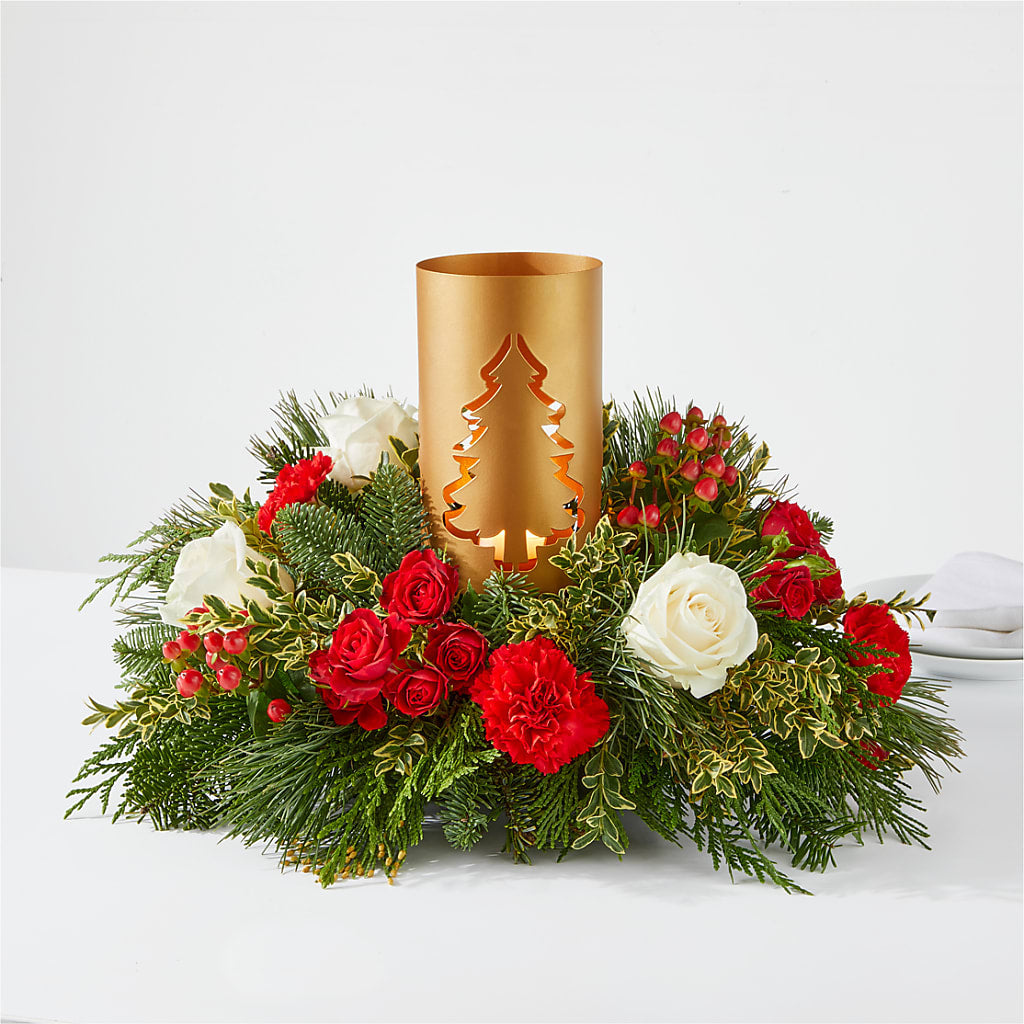 December Dreams Centerpiece – Sunset Ridge Floral Llc, Morganton NC