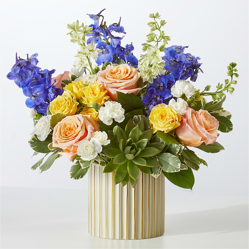Cobalt Reverie Bouquet – Sunset Ridge Floral Llc, Morganton NC