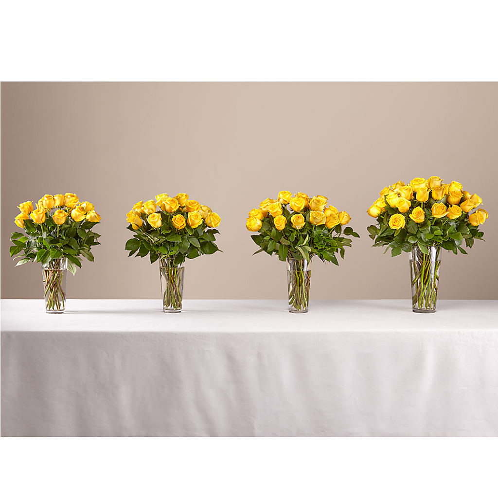 Long Stem Yellow Rose Bouquet – Sunset Ridge Floral Llc, Morganton NC