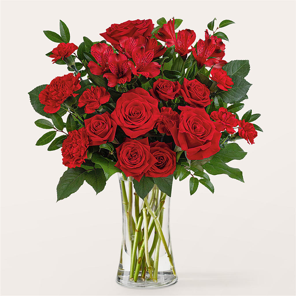Brilliant Ruby Bouquet – Sunset Ridge Floral Llc, Morganton NC