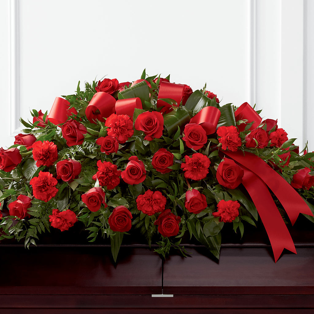 Tribute of Life Casket Spray – Sunset Ridge Floral Llc, Morganton NC