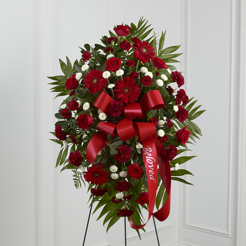 Treasured Memories Standing Spray – Sunset Ridge Floral Llc, Morganton NC