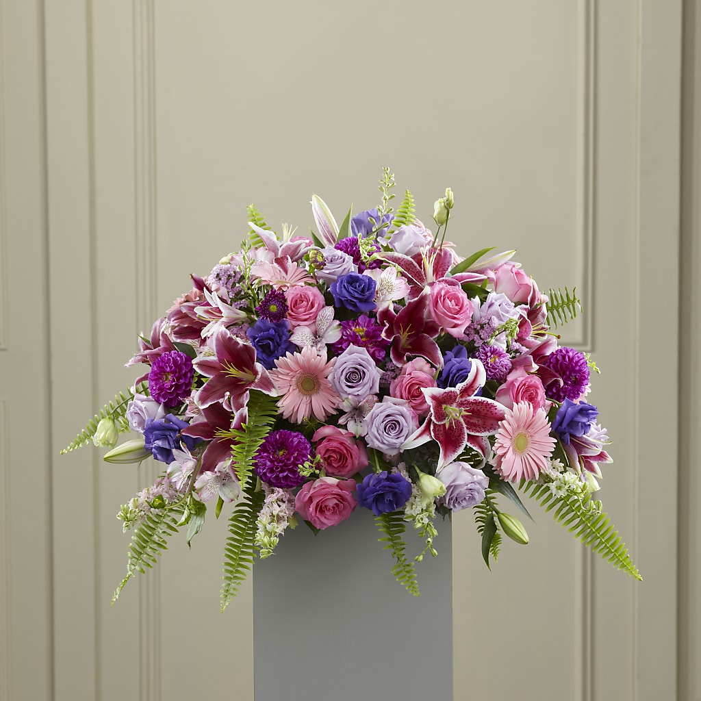 Fare Thee Well Pedestal – Sunset Ridge Floral Llc, Morganton NC