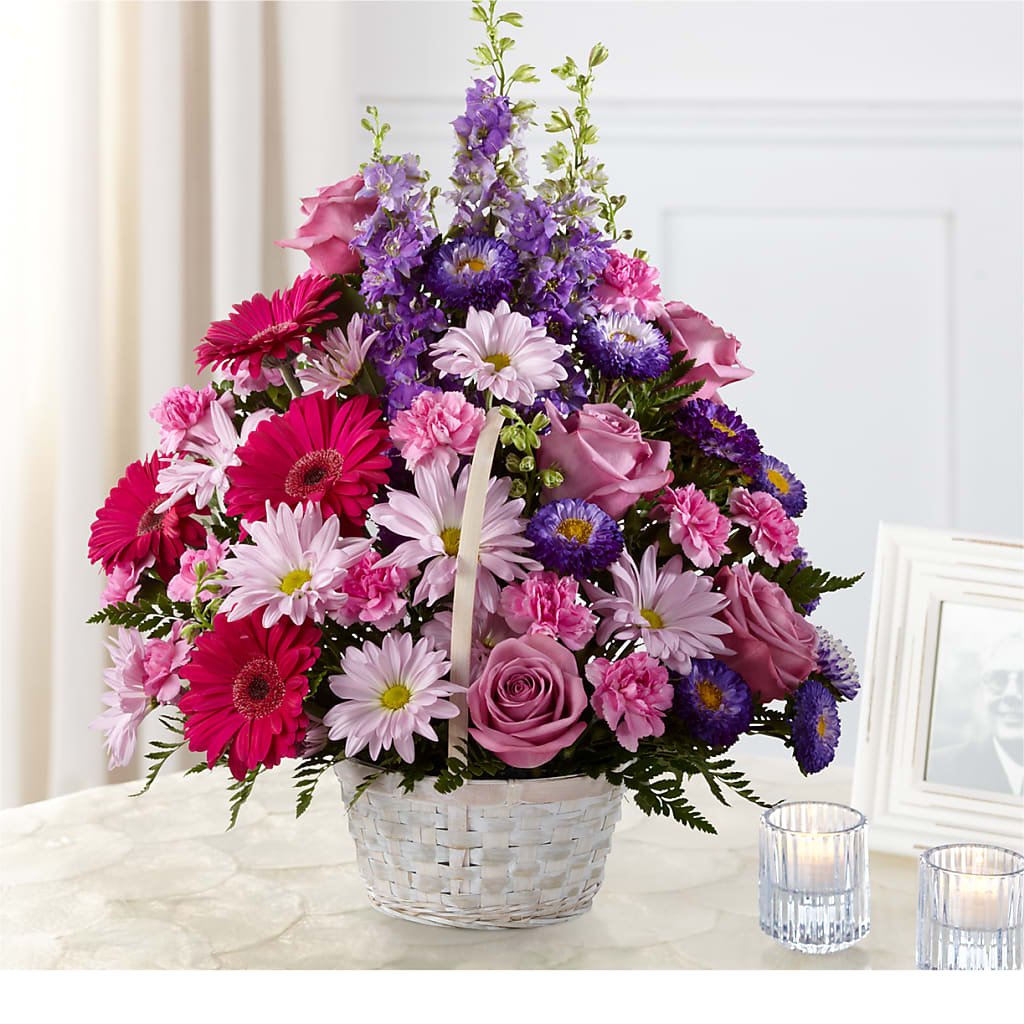 Pastel Peace Basket – Sunset Ridge Floral Llc, Morganton NC