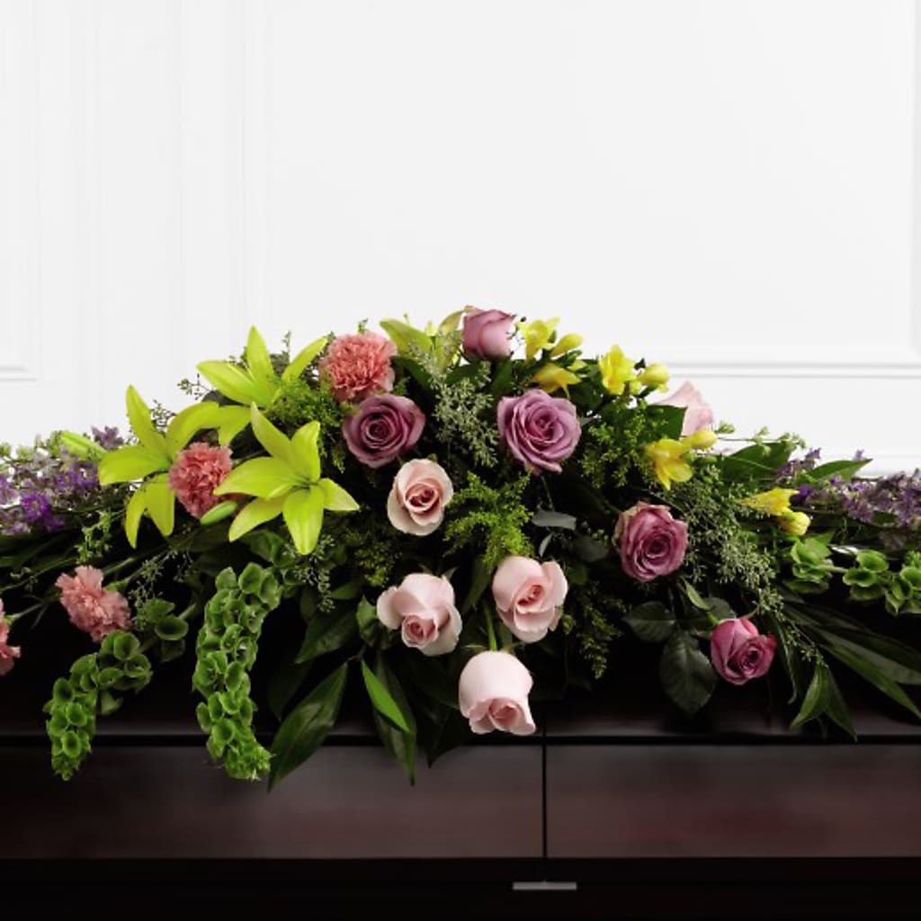 Forever Beloved Casket Spray – Sunset Ridge Floral Llc, Morganton NC