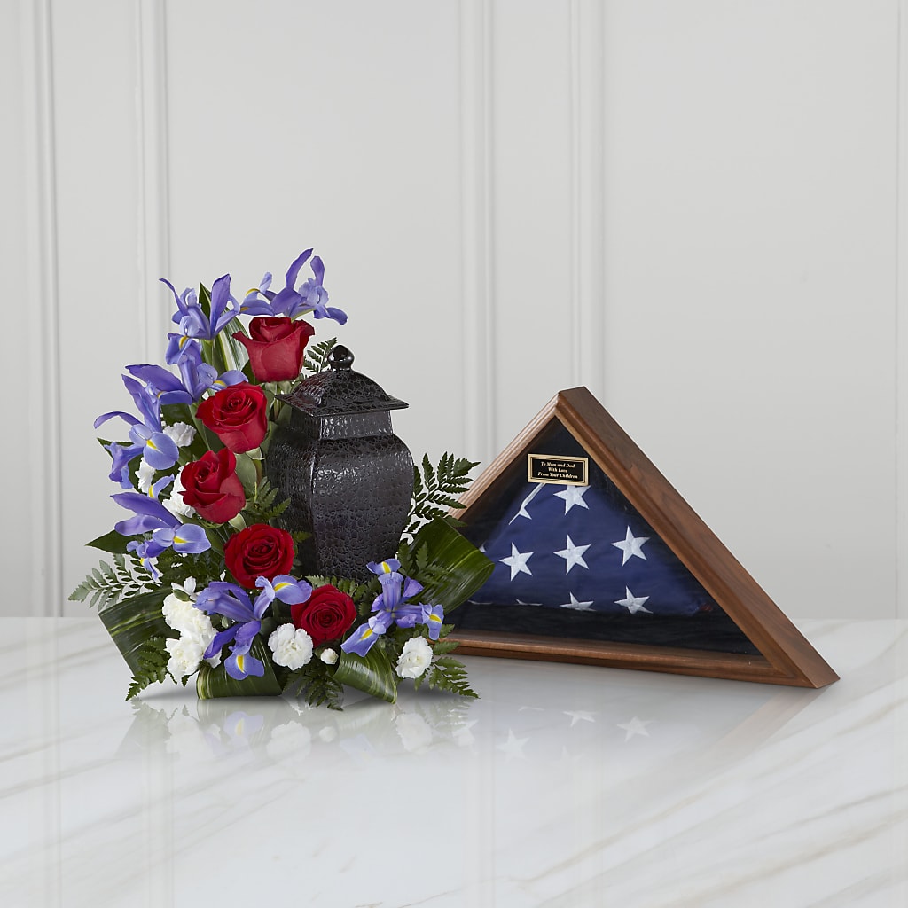 Patriotic Tribute Arrangement – Sunset Ridge Floral Llc, Morganton NC