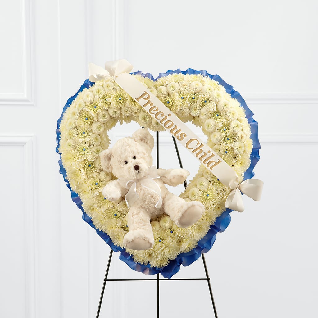 Precious Child Standing Heart – Sunset Ridge Floral Llc, Morganton NC