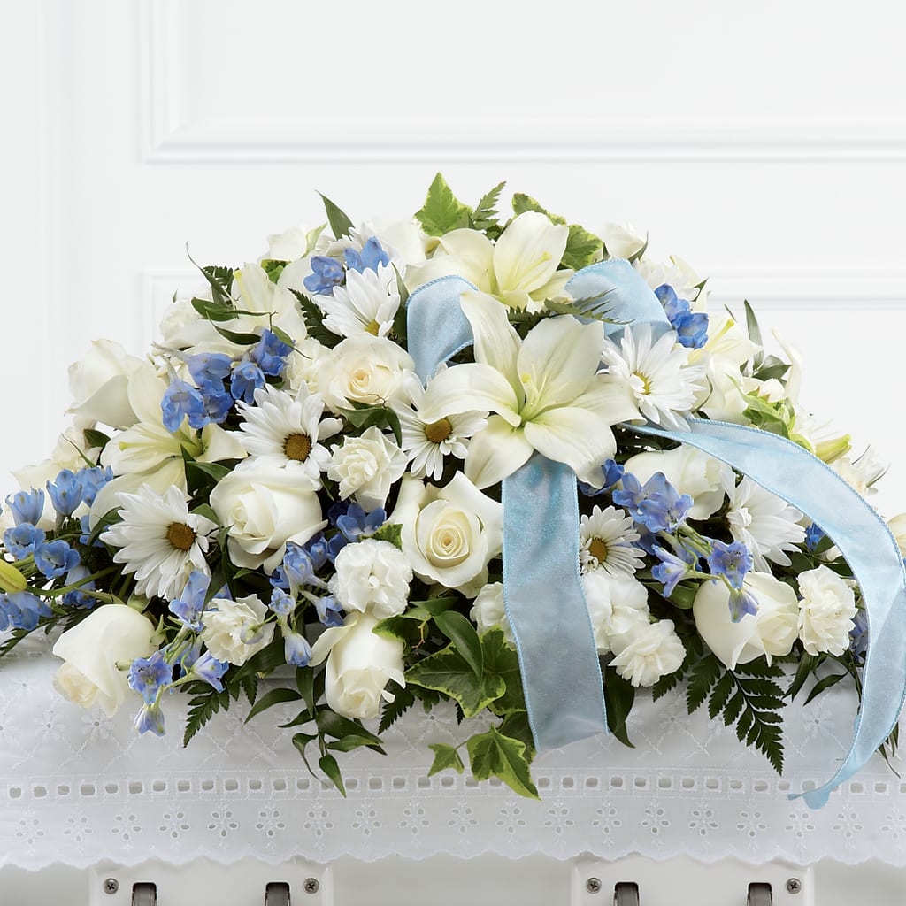 Tender Treasure Casket Spray – Sunset Ridge Floral Llc, Morganton NC