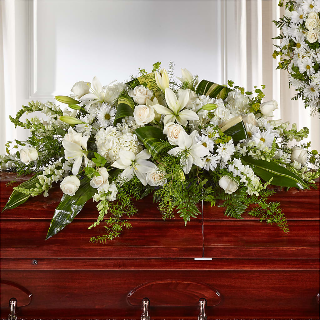 Abundance Casket Spray – Sunset Ridge Floral Llc, Morganton NC