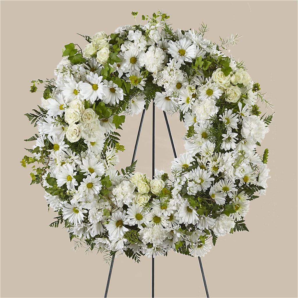 Faithful Wishes Wreath – Sunset Ridge Floral Llc, Morganton NC