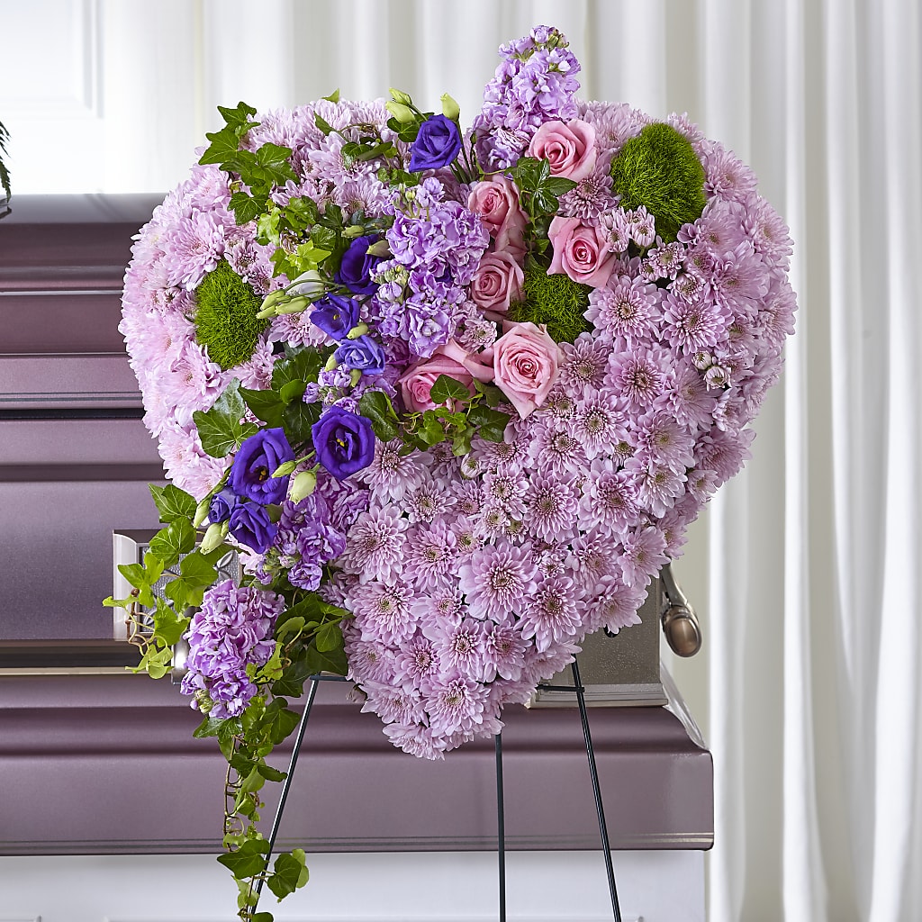 Treasured Love Standing Heart – Sunset Ridge Floral Llc, Morganton NC