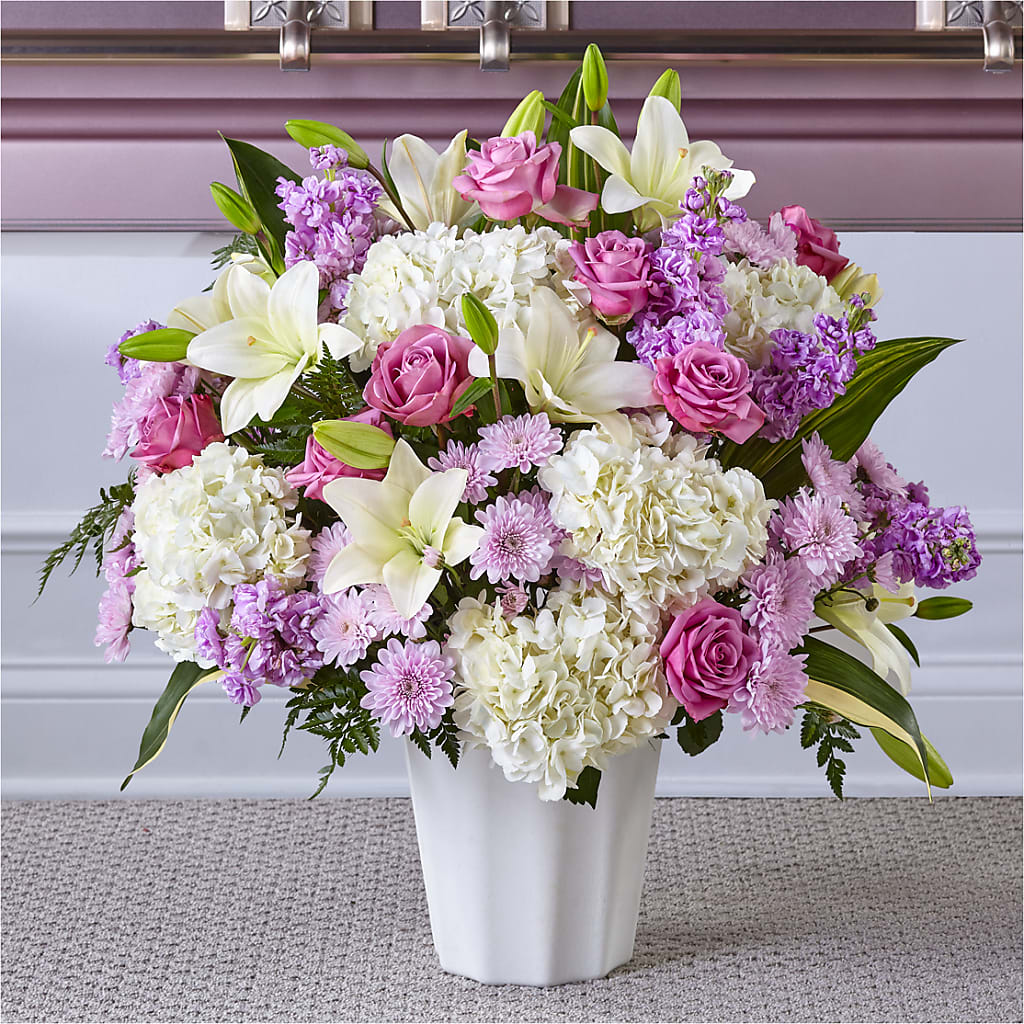 Heaven Sent Floor Basket – Sunset Ridge Floral Llc, Morganton NC
