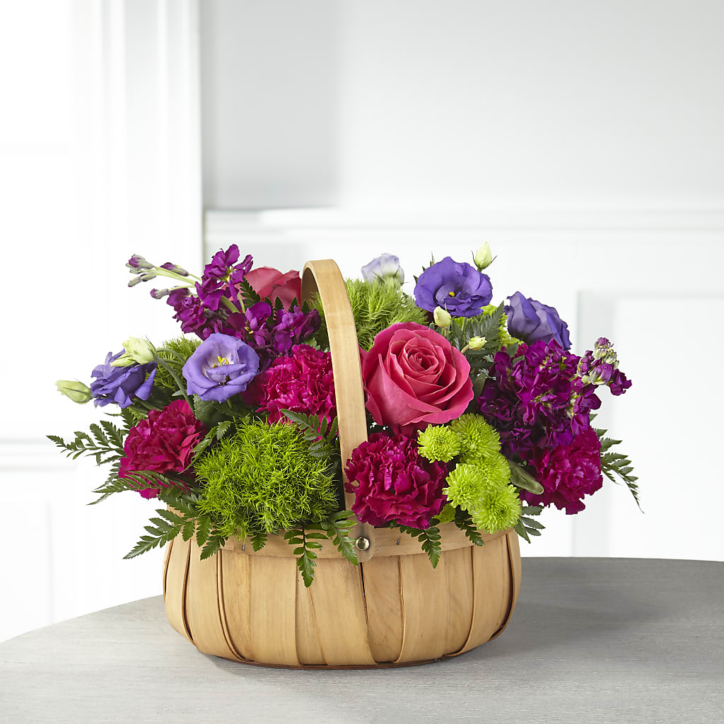 Serene Sanctuary Basket – Sunset Ridge Floral Llc, Morganton NC