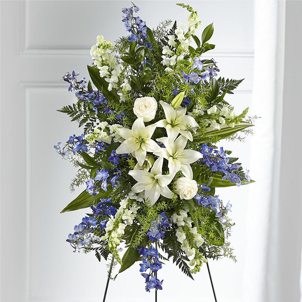 Faithful Friend Standing Spray – Sunset Ridge Floral Llc, Morganton NC