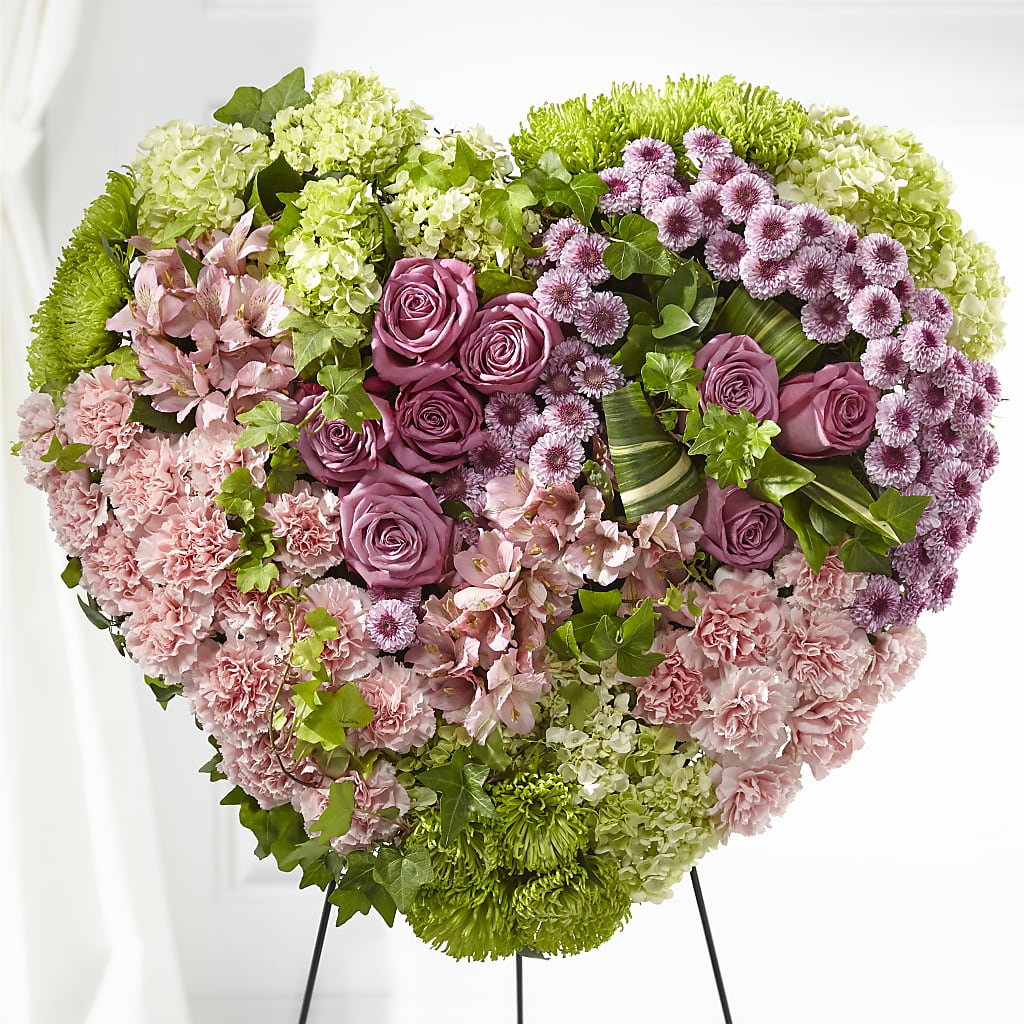 Heartwarming Standing Heart – Sunset Ridge Floral Llc, Morganton NC