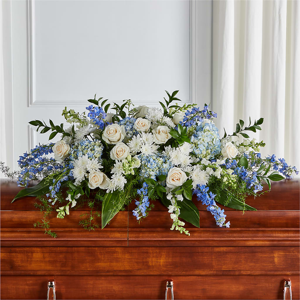 Timeless Essence Casket Spray – Sunset Ridge Floral Llc, Morganton NC
