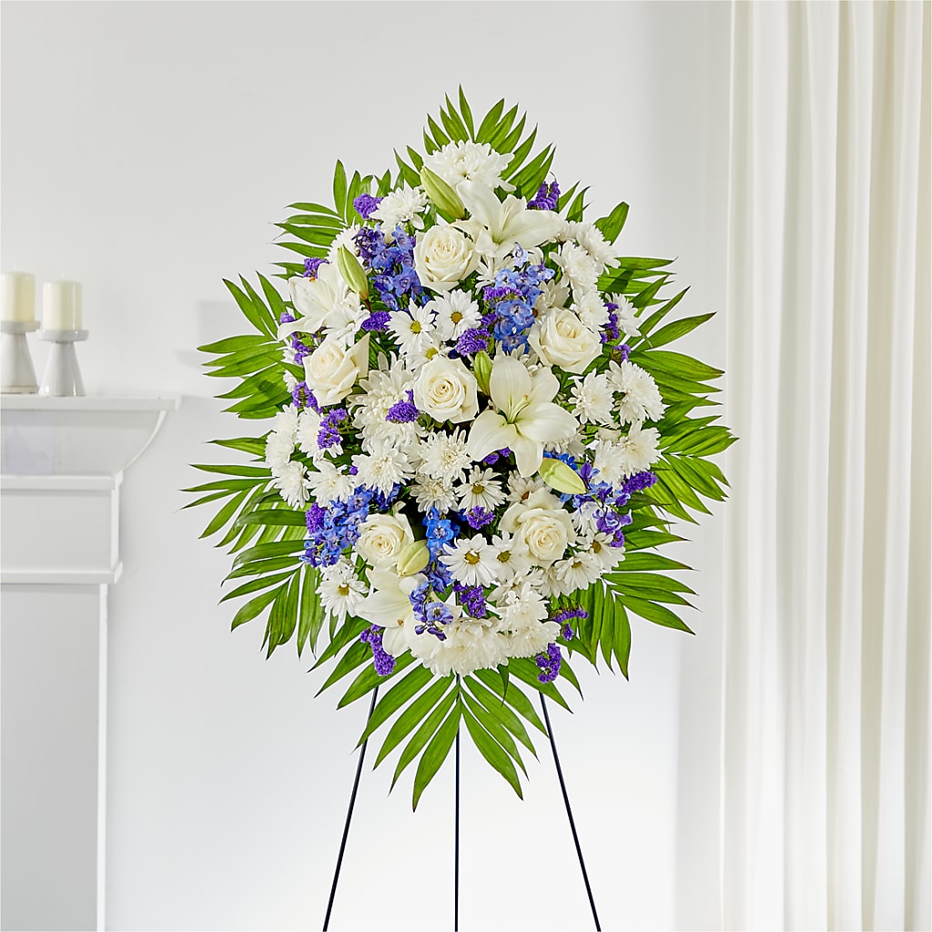 At Rest Standing Spray – Sunset Ridge Floral Llc, Morganton NC
