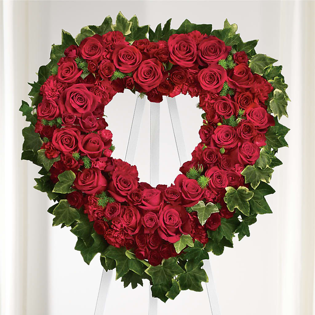 Wholehearted Standing Spray – Sunset Ridge Floral Llc, Morganton NC