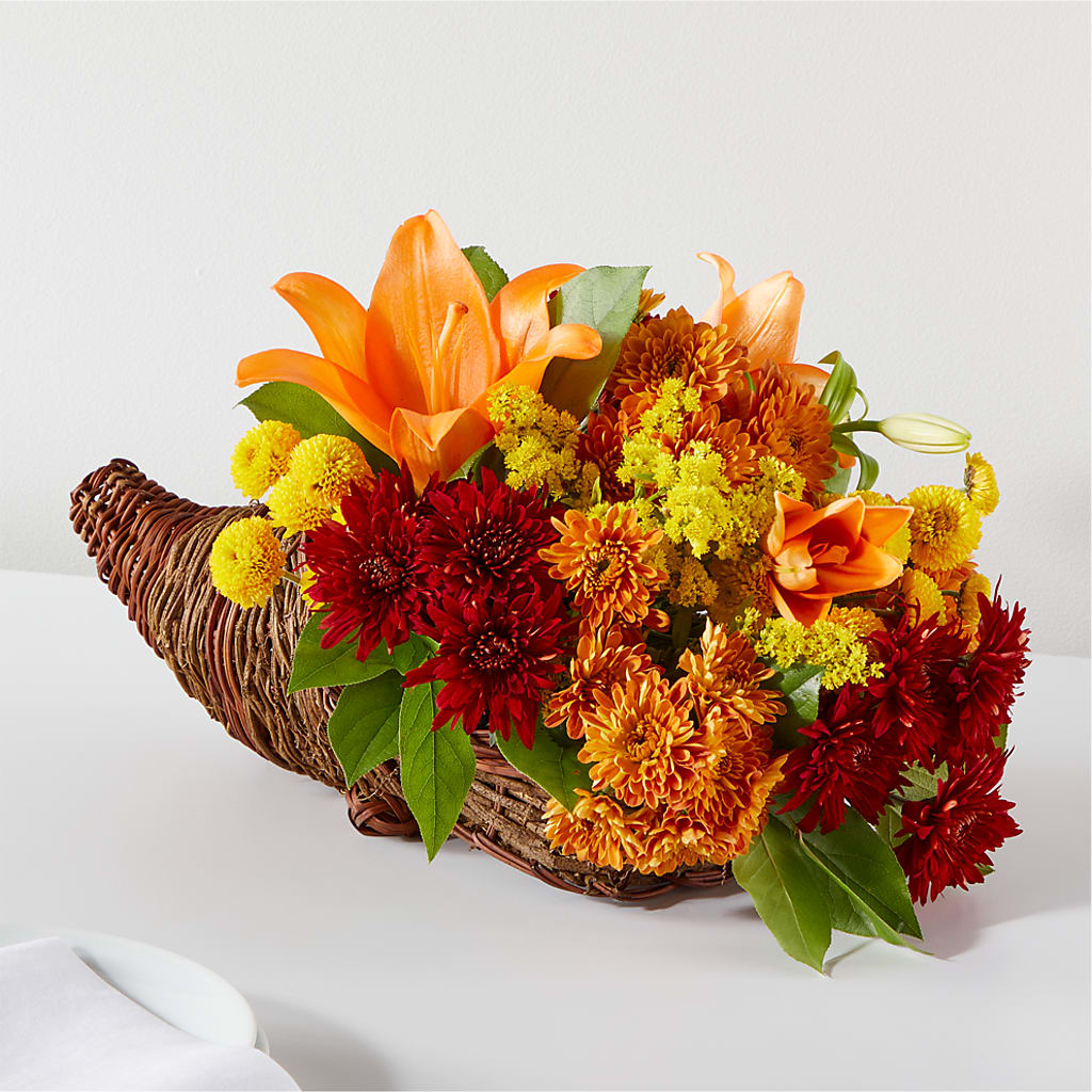 Bouquet of Blessings Cornucopia – Sunset Ridge Floral Llc, Morganton NC