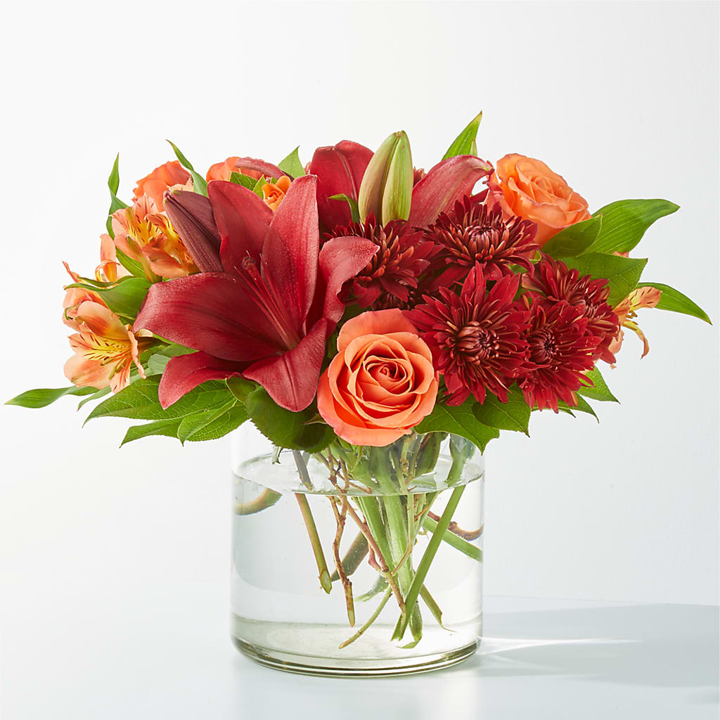 Crimson Leaves Bouquet – Sunset Ridge Floral Llc, Morganton NC