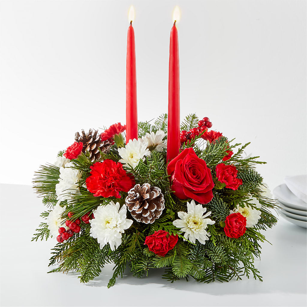 Holiday Soiree Centerpiece – Sunset Ridge Floral Llc, Morganton NC