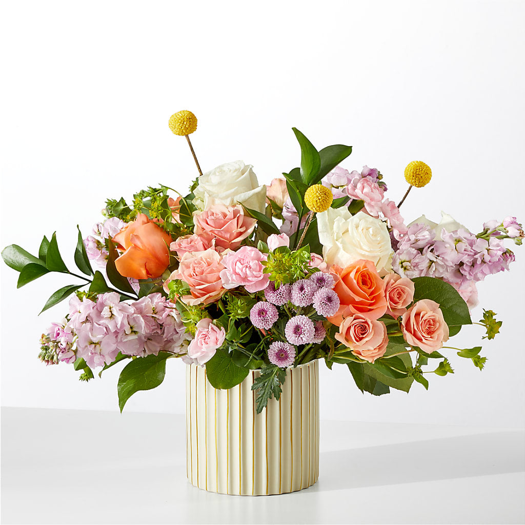 French Market Bouquet with Ivory Vase – Sunset Ridge Floral Llc, Morganton NC