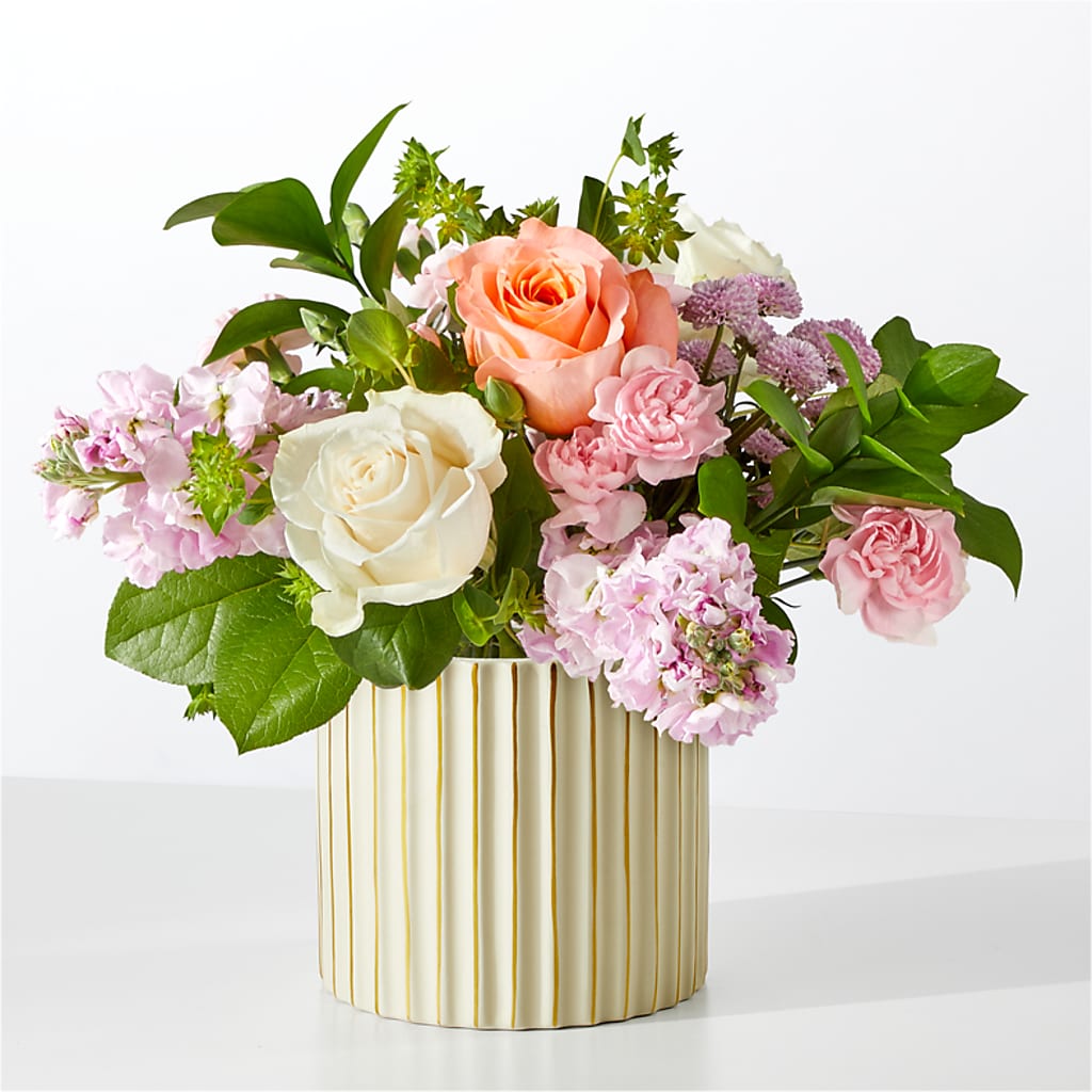 French Market Bouquet with Ivory Vase – Sunset Ridge Floral Llc, Morganton NC