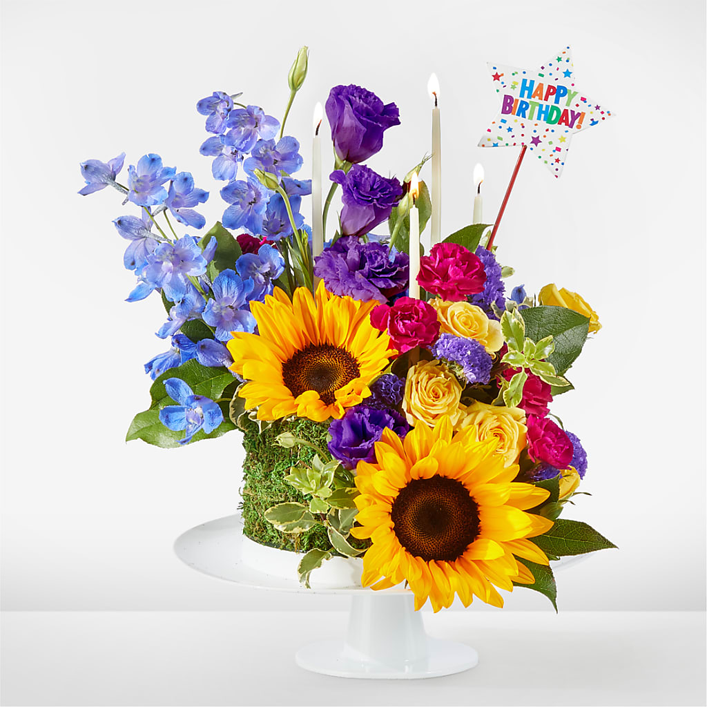 Star of the Day Floral Cake – Sunset Ridge Floral Llc, Morganton NC
