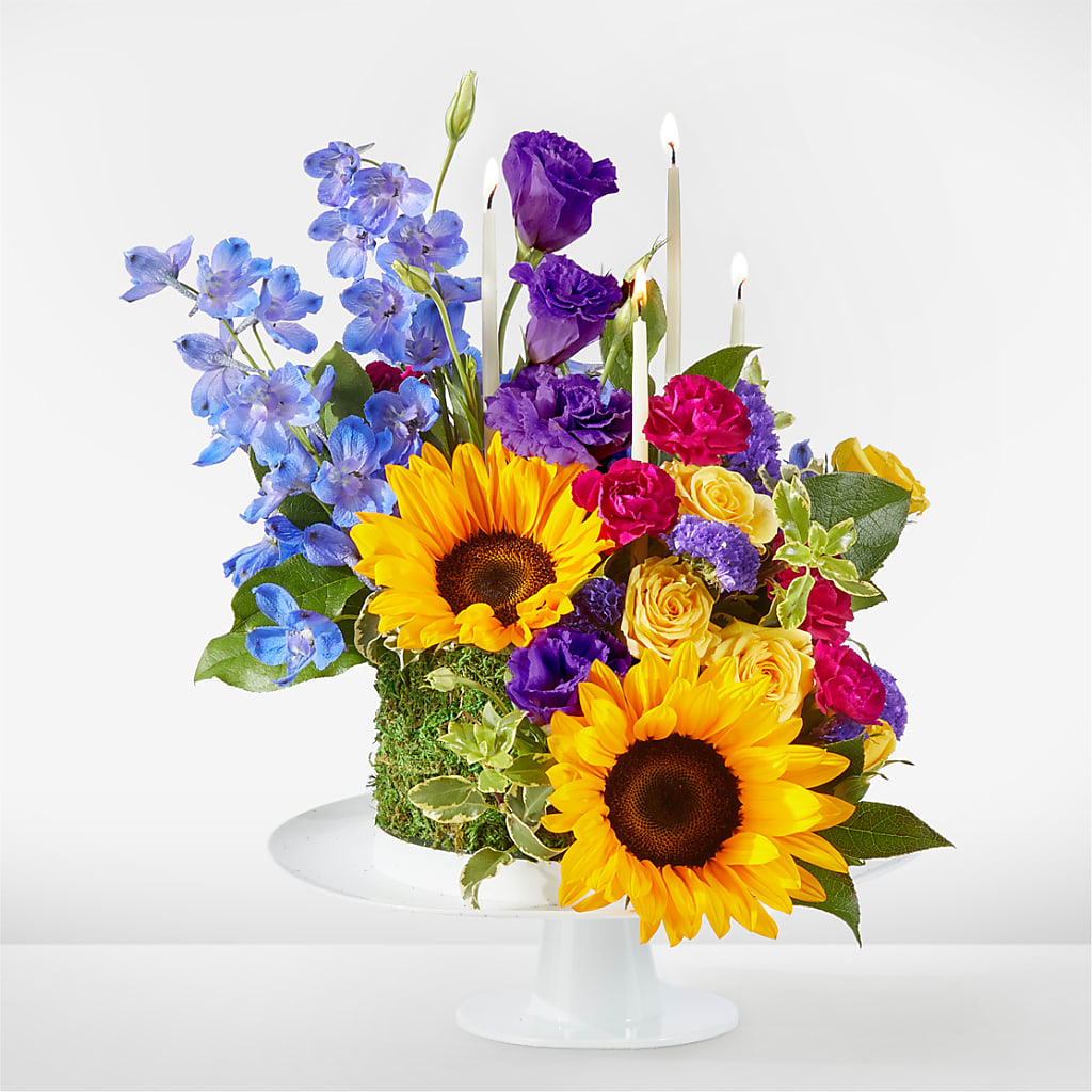 Star of the Day Floral Cake – Sunset Ridge Floral Llc, Morganton NC