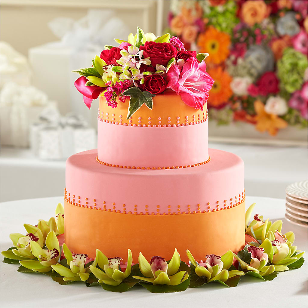 Sweet Citrus Cake Decor – Sunset Ridge Floral Llc, Morganton NC