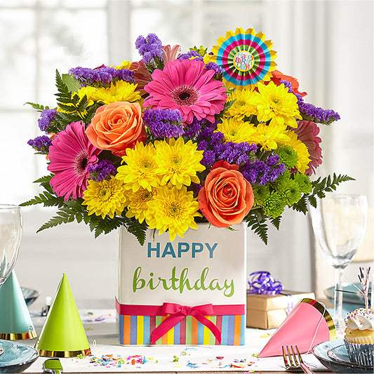 Birthday Brights Bouquet –  Sunset Ridge Floral Llc, Morganton NC