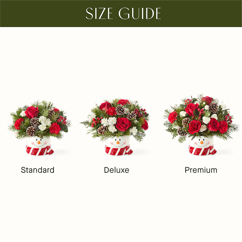 Jolly Snowman Bouquet –  Sunset Ridge Floral Llc, Morganton NC