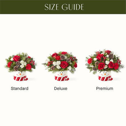 Jolly Snowman Bouquet –  Sunset Ridge Floral Llc, Morganton NC