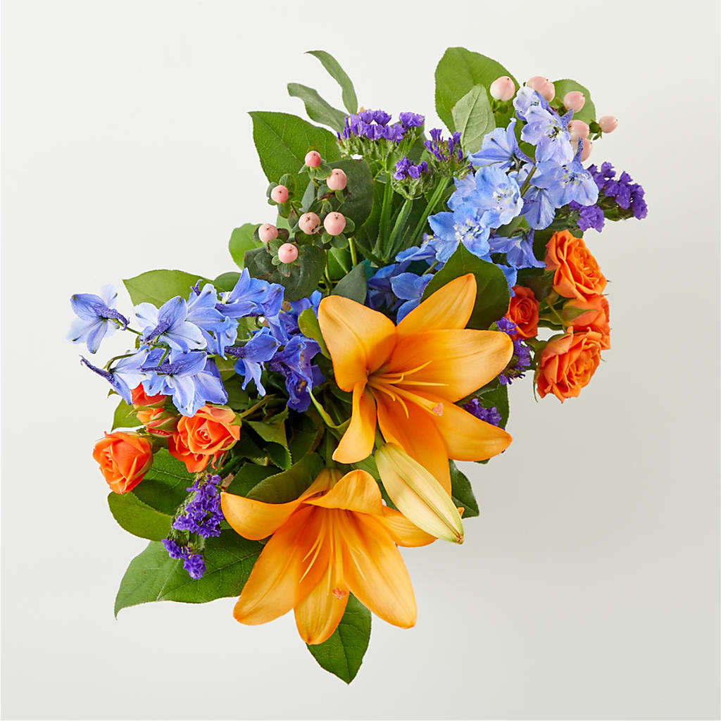 Radiant Citrus Box Bouquet –  Sunset Ridge Floral Llc, Morganton NC
