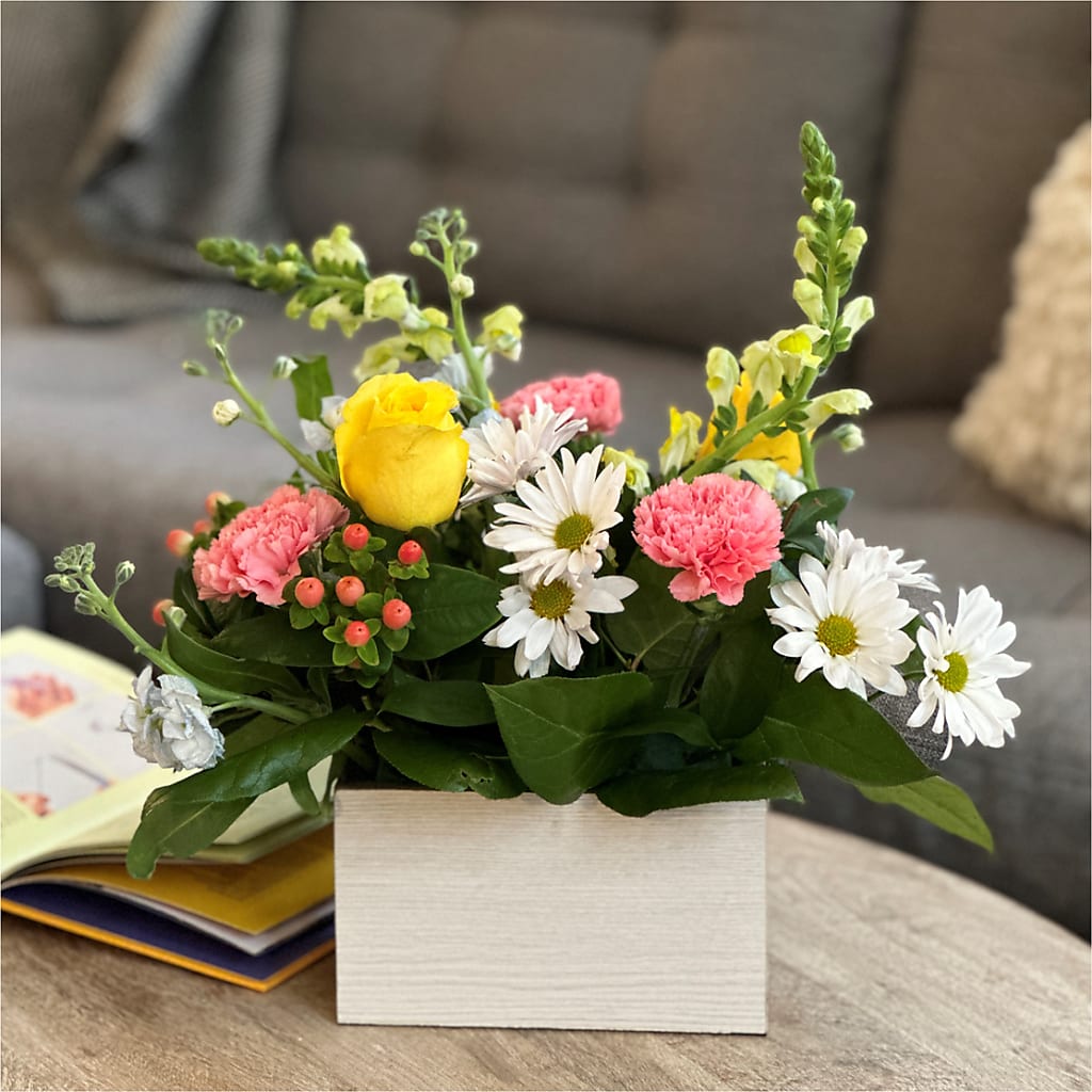 Sun Salutation Box Bouquet –  Sunset Ridge Floral Llc, Morganton NC