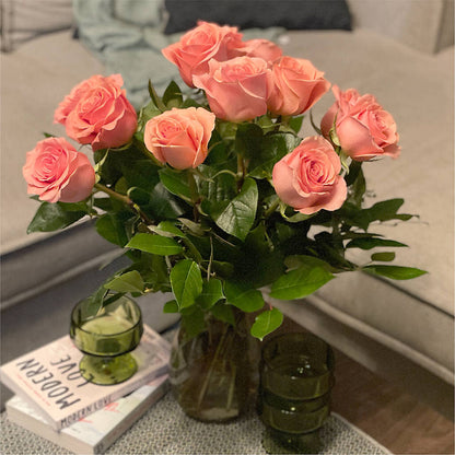 Long Stem Pink Rose Bouquet –  Sunset Ridge Floral Llc, Morganton NC