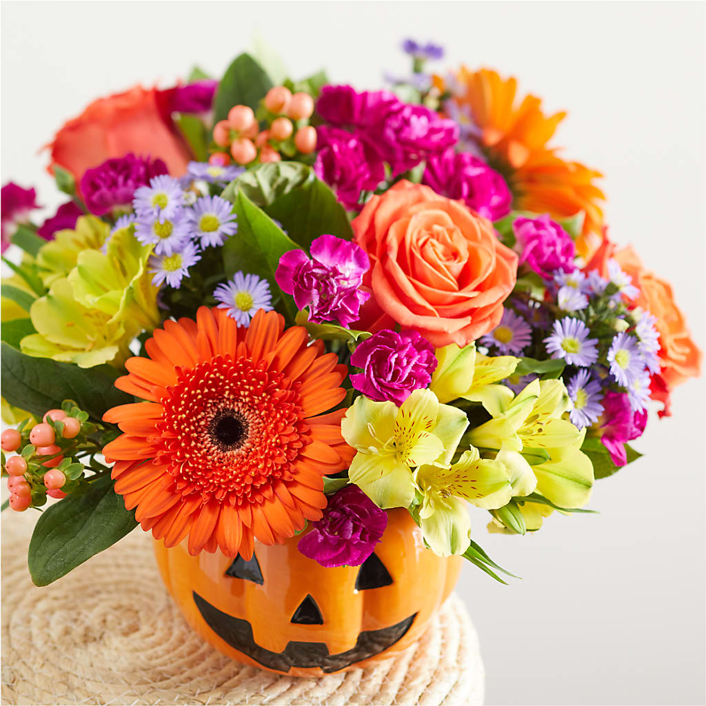 Tricks & Treats Pumpkin –  Sunset Ridge Floral Llc, Morganton NC