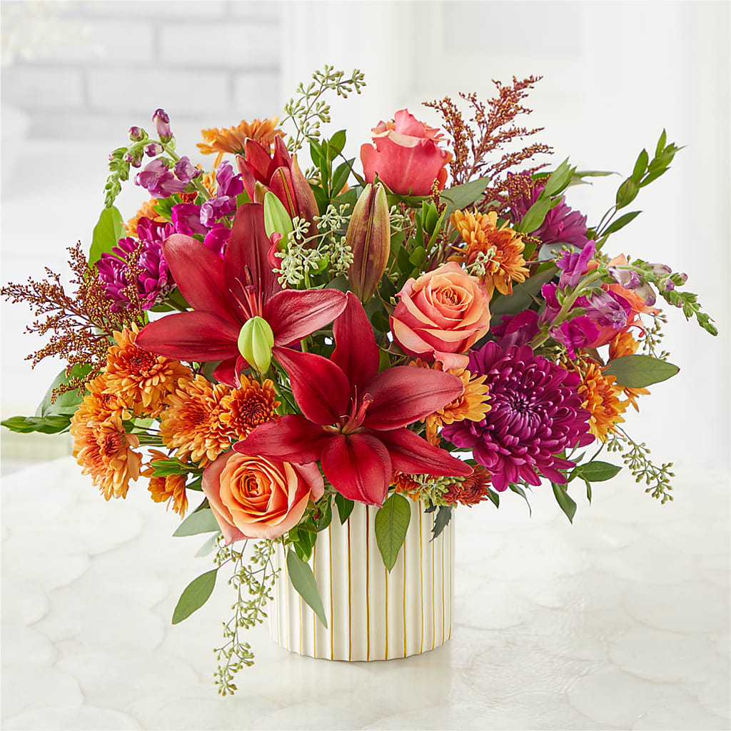 Burgundy Landscape Bouquet –  Sunset Ridge Floral Llc, Morganton NC