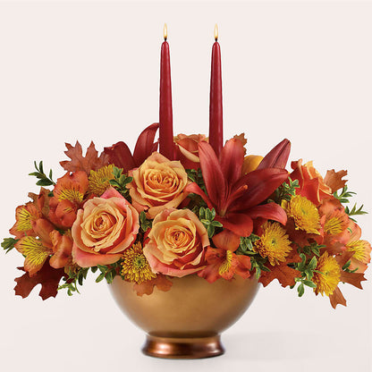 Harvest Table Centerpiece –  Sunset Ridge Floral Llc, Morganton NC