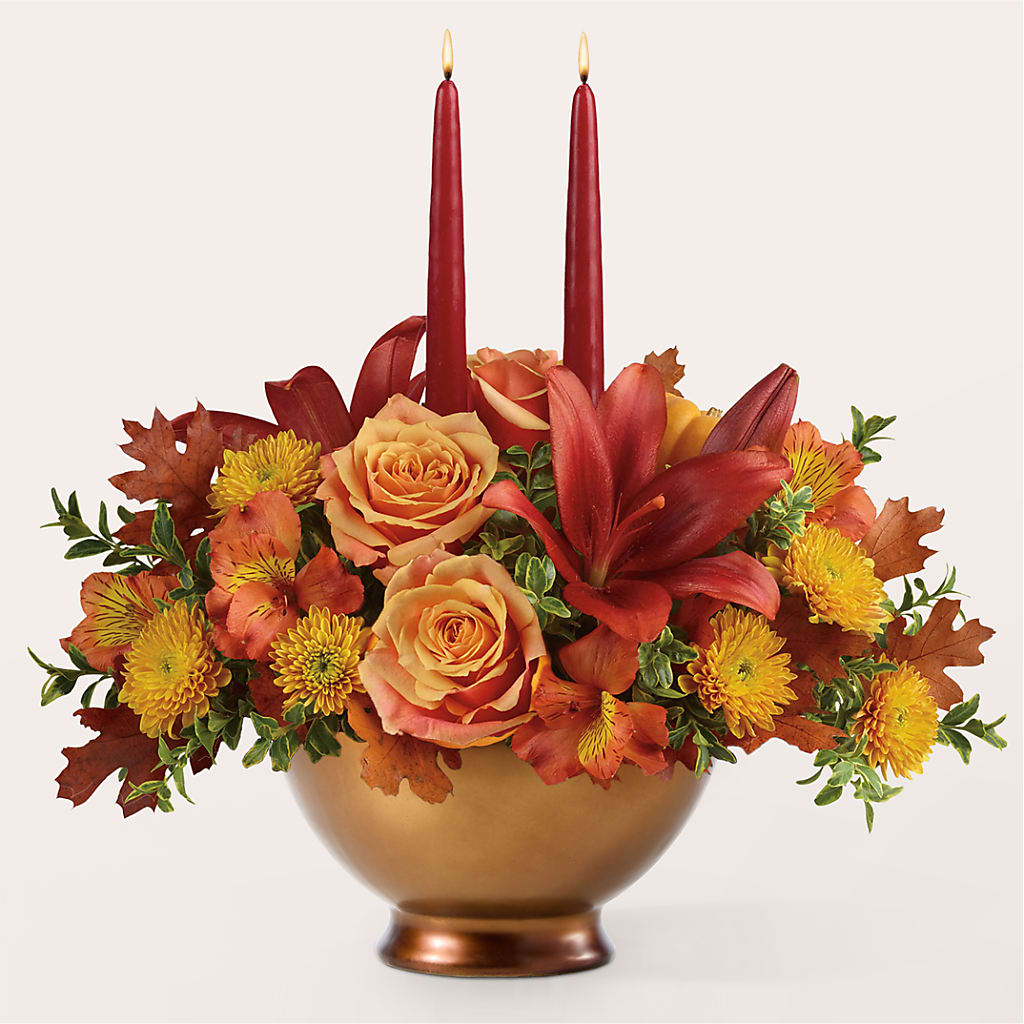 Harvest Table Centerpiece –  Sunset Ridge Floral Llc, Morganton NC