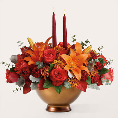 Fruits of Fall Centerpiece –  Sunset Ridge Floral Llc, Morganton NC