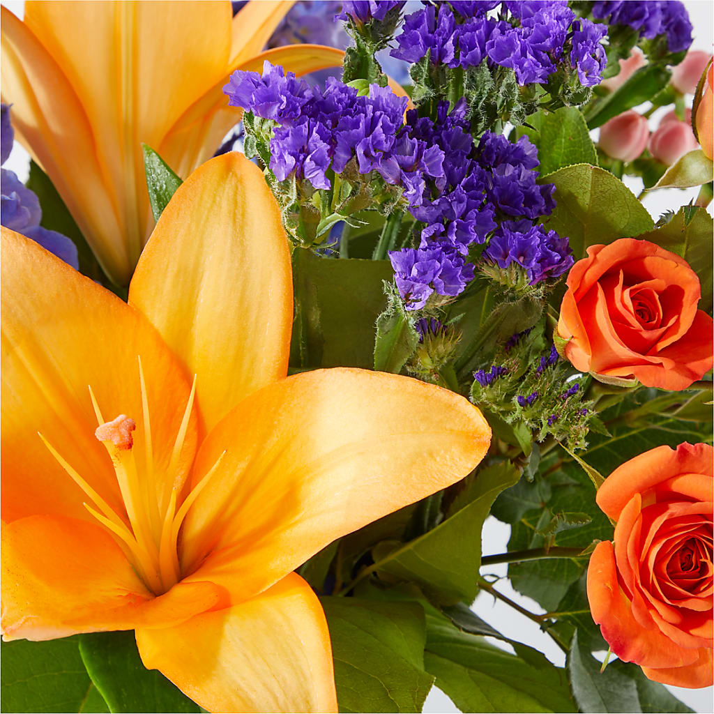 Radiant Citrus Bouquet –  Sunset Ridge Floral Llc, Morganton NC