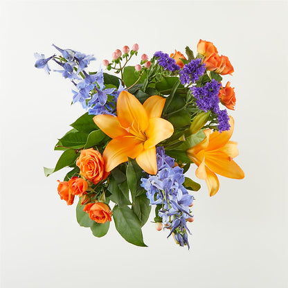 Radiant Citrus Bouquet –  Sunset Ridge Floral Llc, Morganton NC