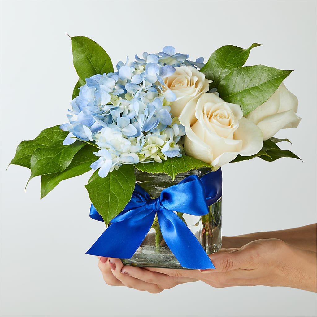 Sky Blue Delight Bouquet –  Sunset Ridge Floral Llc, Morganton NC