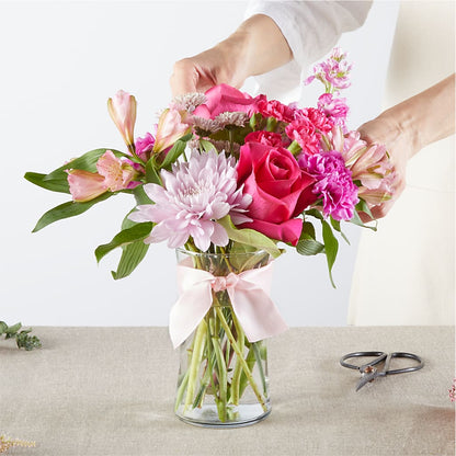 Pink Ribbon - A Florist Original –  Sunset Ridge Floral Llc, Morganton NC