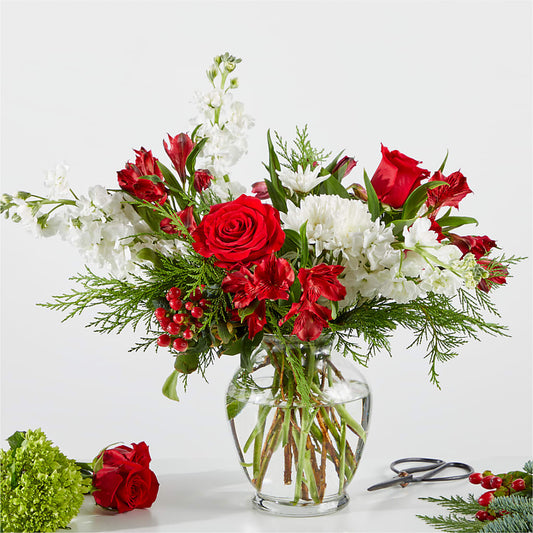 Merry Moment Bouquet – A Florist Original –  Sunset Ridge Floral Llc, Morganton NC
