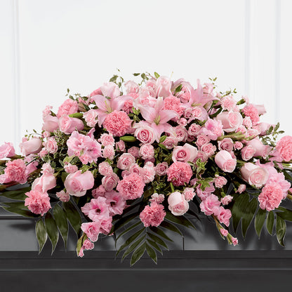 Garden of Comfort Casket Spray (Standard) –  Sunset Ridge Floral Llc, Morganton NC